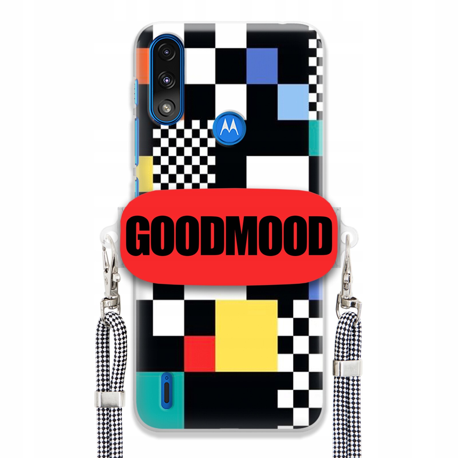 Pouzdro Pro Motorola E7 POWER/E7i Case Držák Vodítka Zebra Telefonu Pixelart Wz
