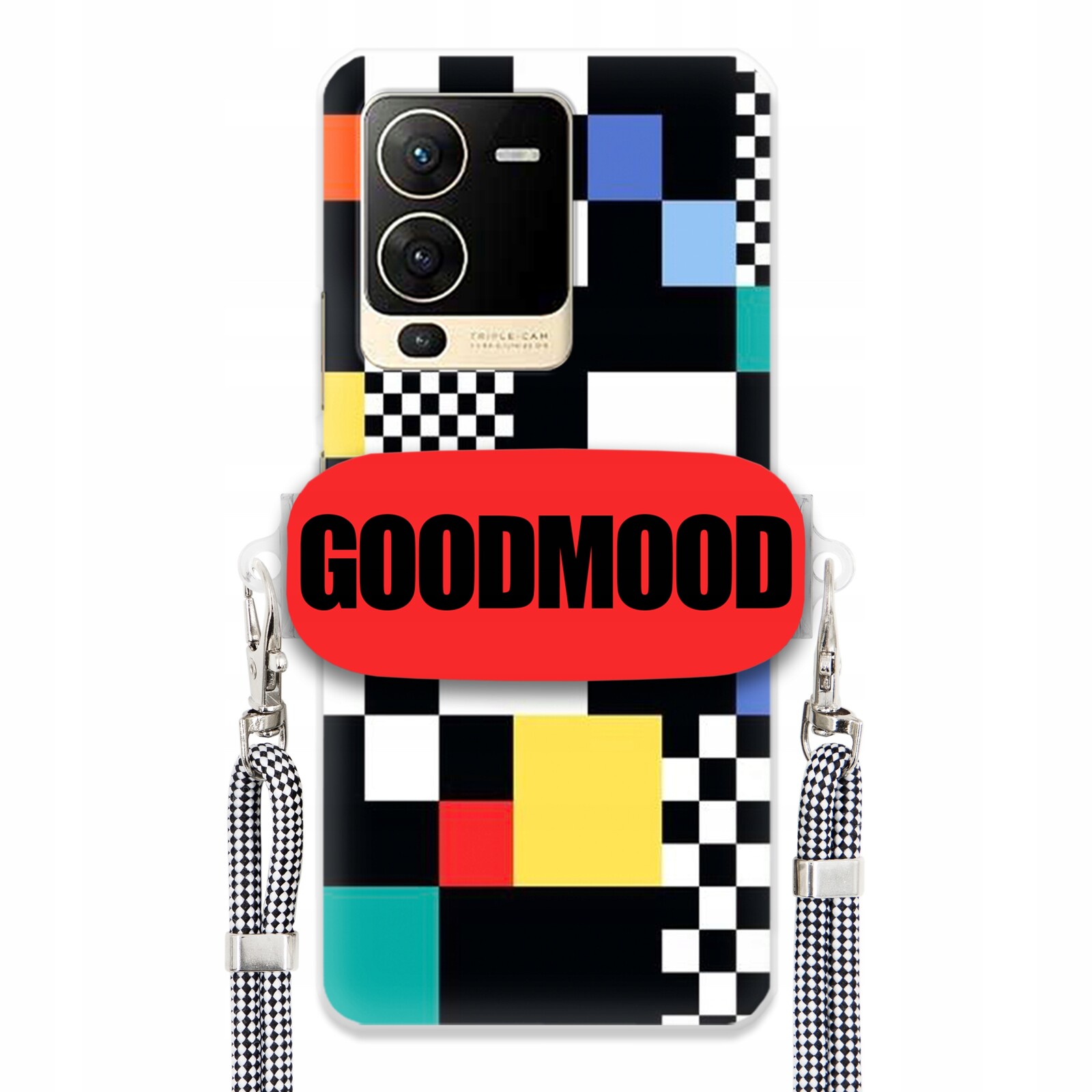 pouzdro na Vivo S15 Case Držák Na Vodítko Zebra Telefonu Pixelart Goodmood MIX Wz