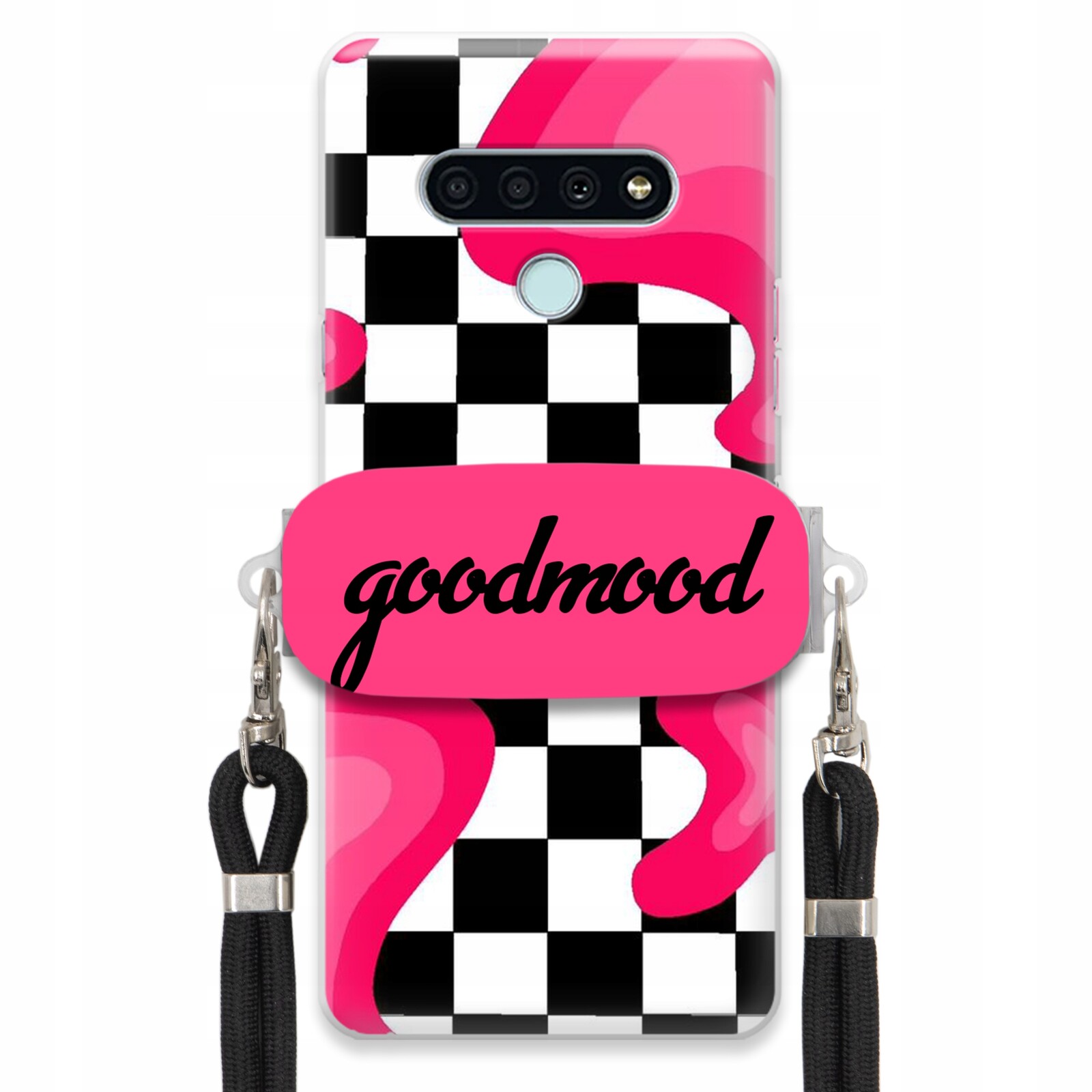 Pouzdro Pro Lg K71 Set Case Držák Na Vodítko Černý Pro Teenagery Splash