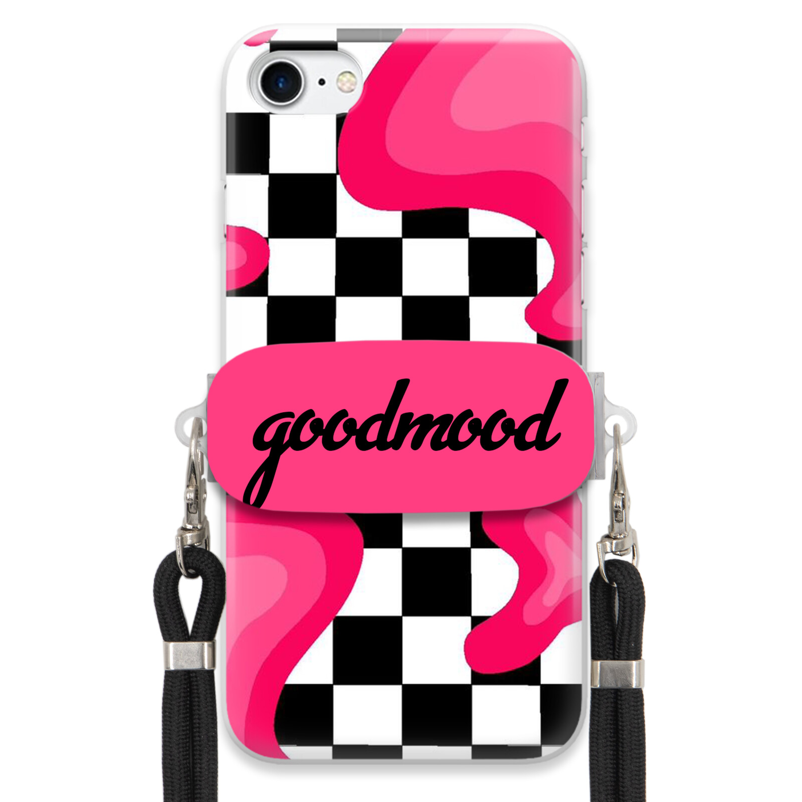 Pouzdro Pro Iphone 8 Set Case Držák Vodítka Černý Pro Dospívající Splash