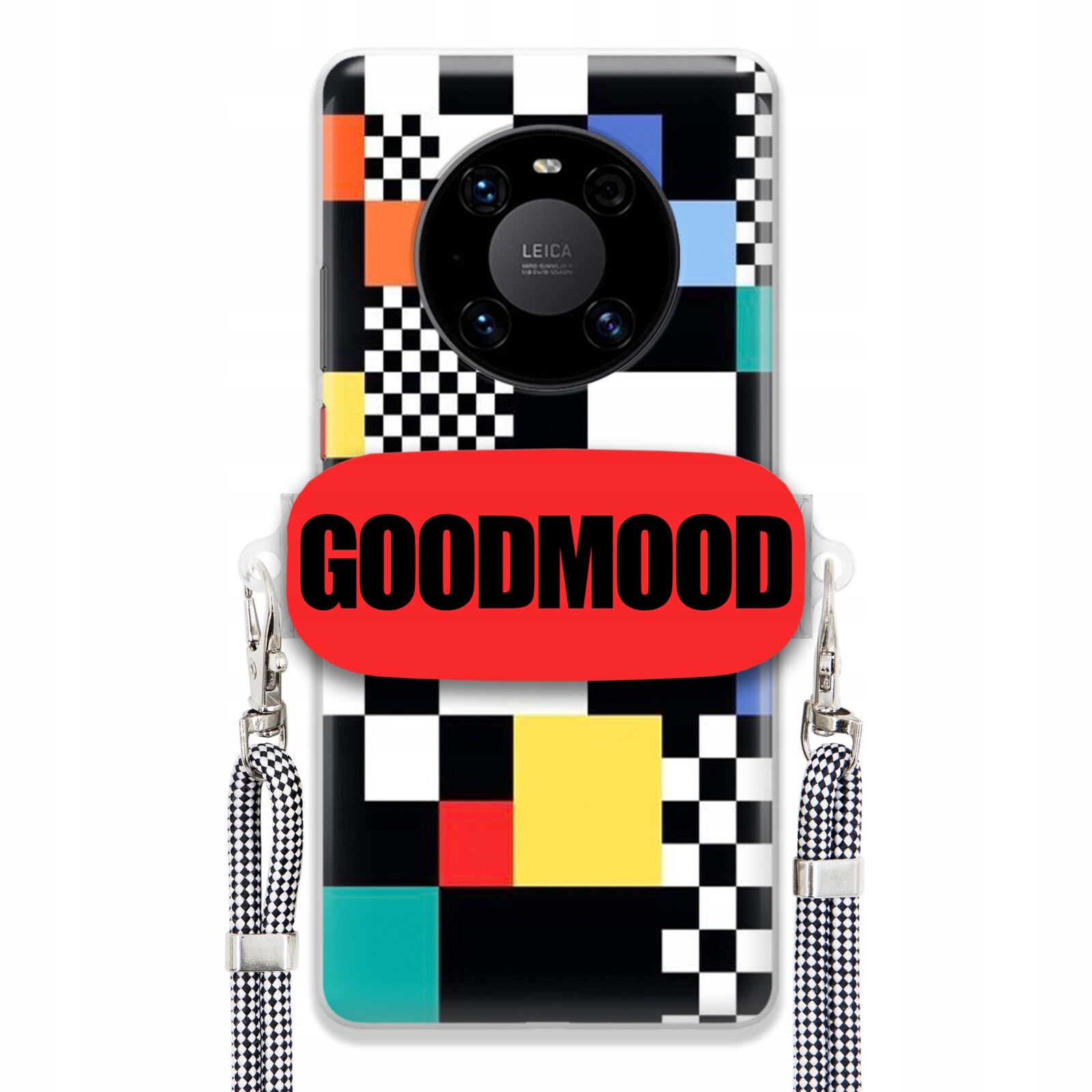 Pouzdro Pro Huawei Mate 40 Pro Case Držák Na Vodítko Zebra Telefonu Pixelart MIX Wz