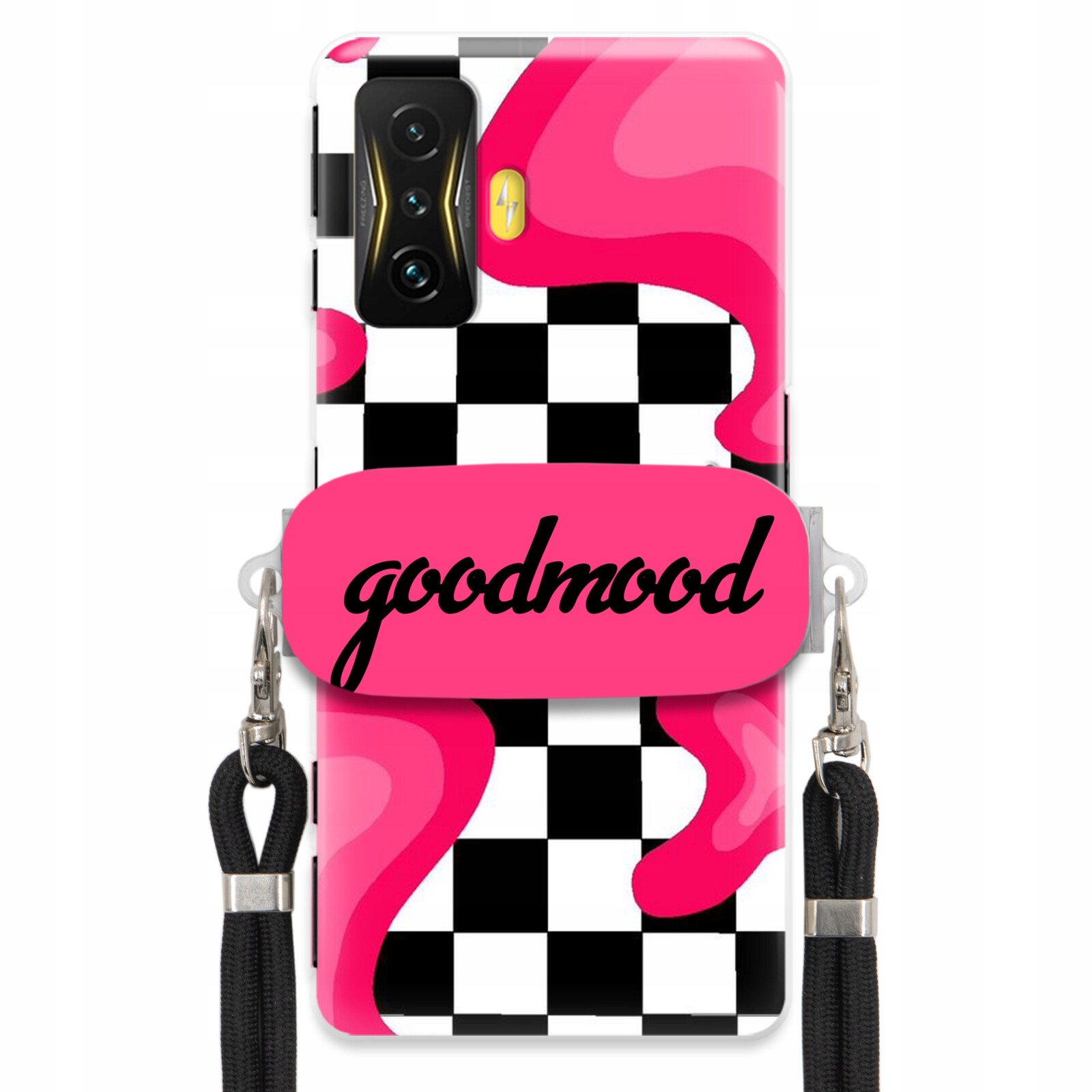 Pouzdro Pro Xiaomi Poco F4 Gt Sada Pouzder Držák Na Vodítko Černá For Teen Splash