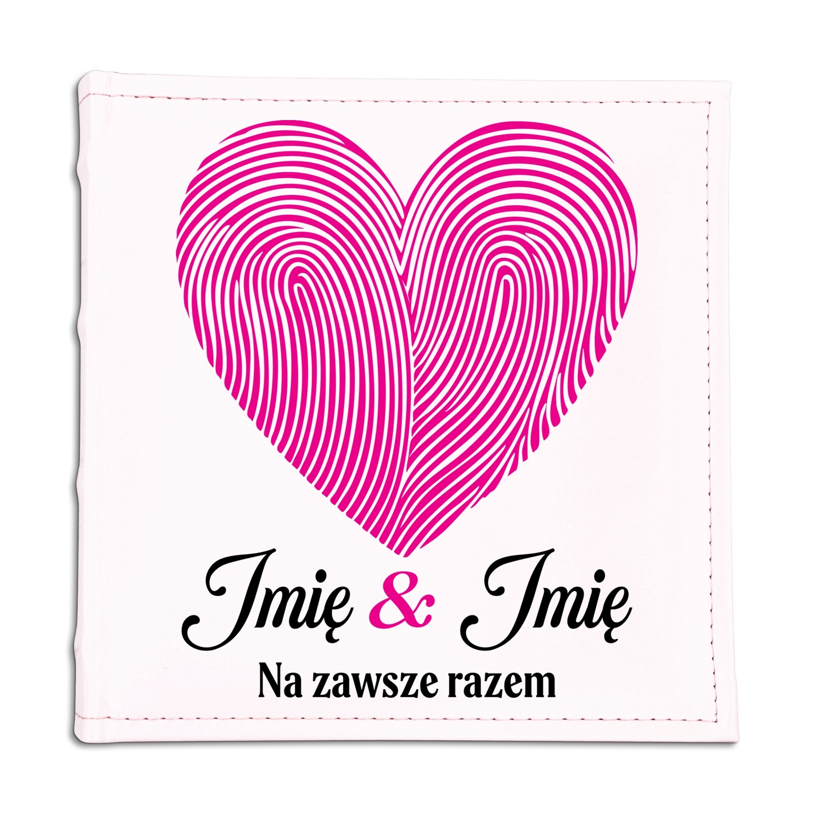 Kožený album Personalizovaný Dárek pro pár Jména Navždy společně