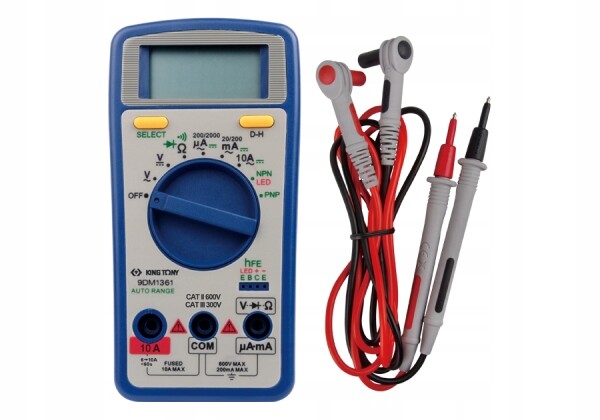 King Tony Digitální Měřič Proudu Multimetr 9DM1361
