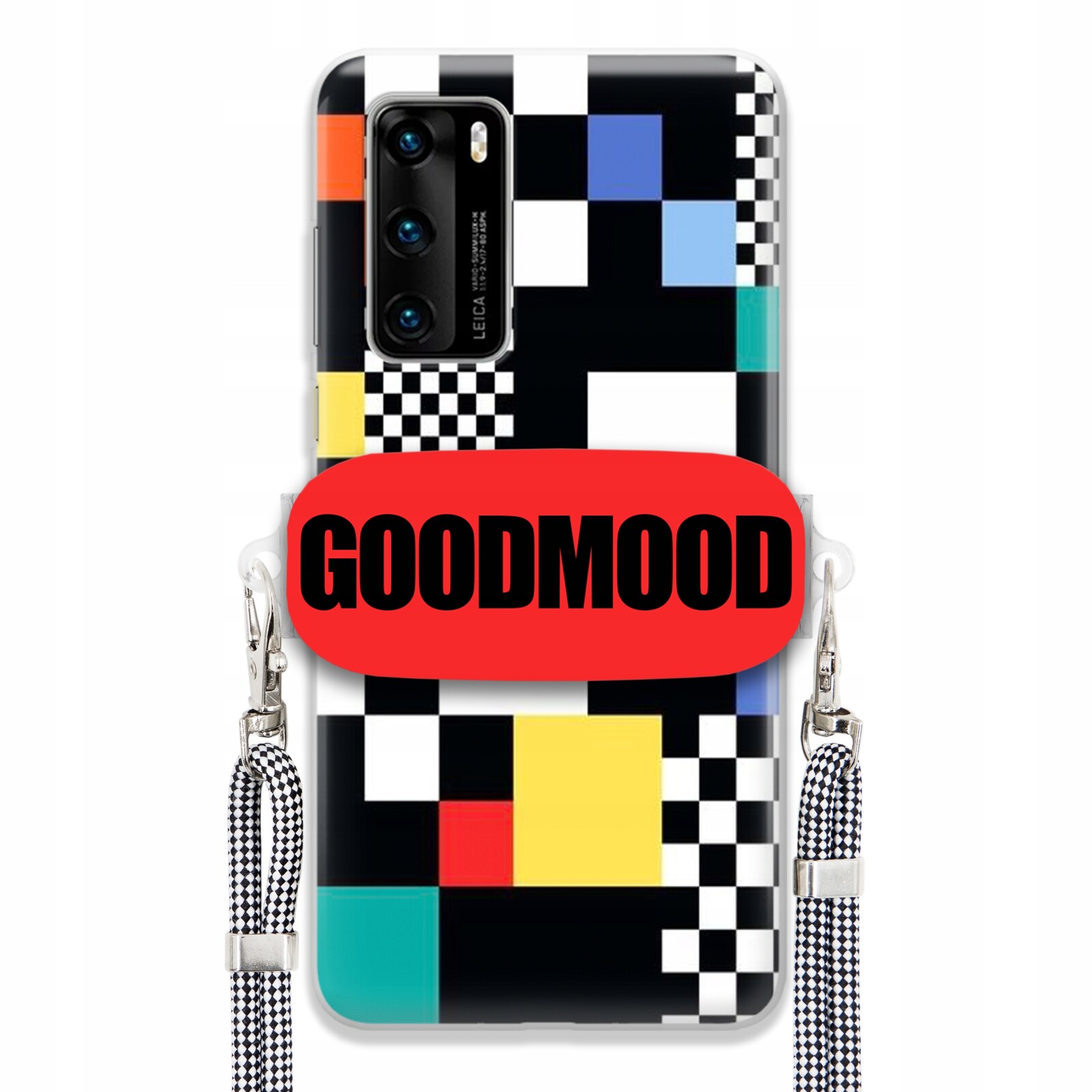Pouzdro Pro Huawei P40 Case Držák Na Vodítko Zebra Telefonu Pixelart Goodmood Vzory
