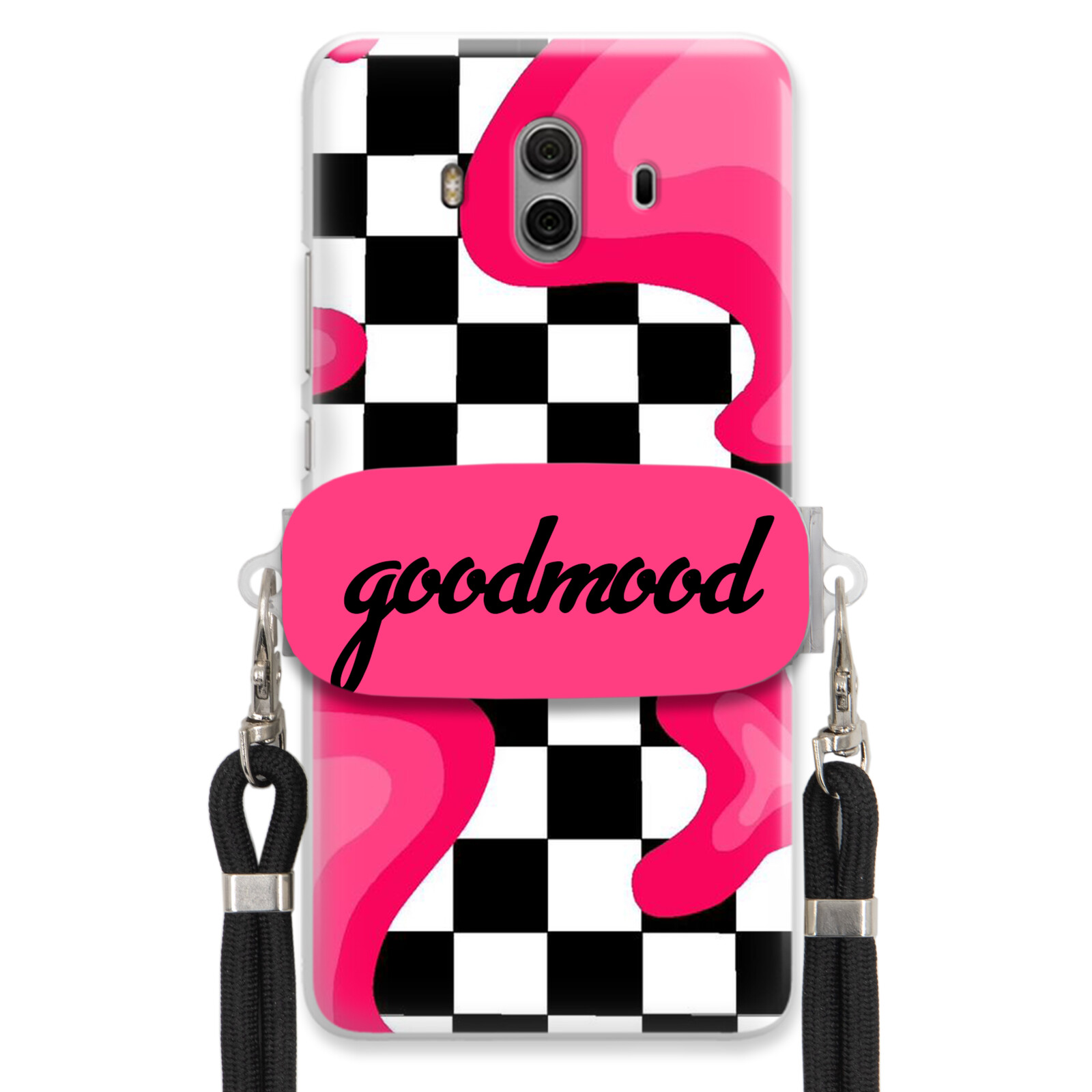 Pouzdro Pro Huawei Mate 10 Sada Case Držák Na Vodítko Černá For Teen Splash