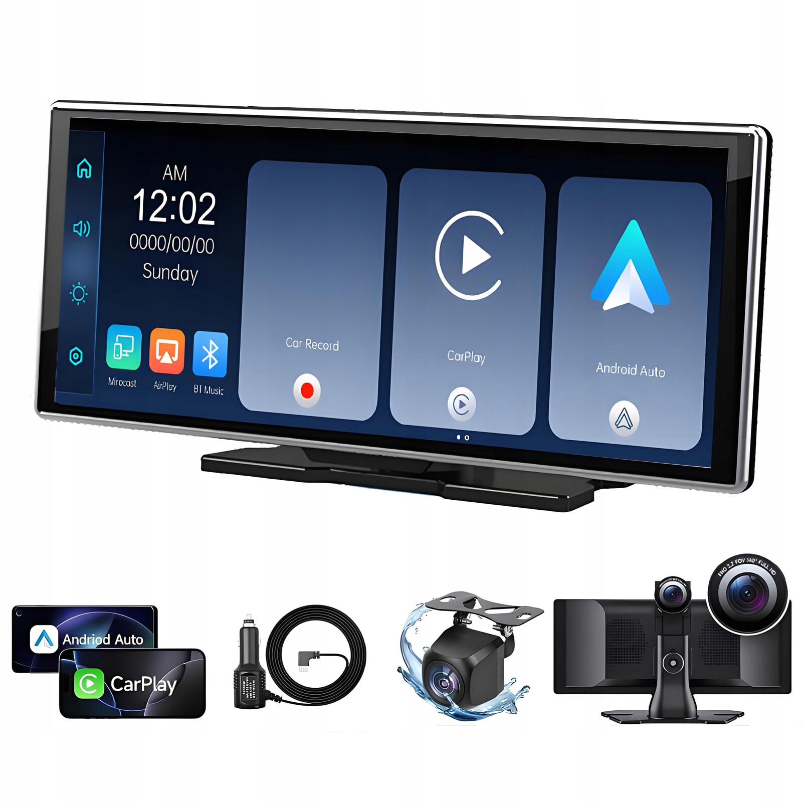 Rádio Multimediální stanice Carplay Android Auto monitor 11,26