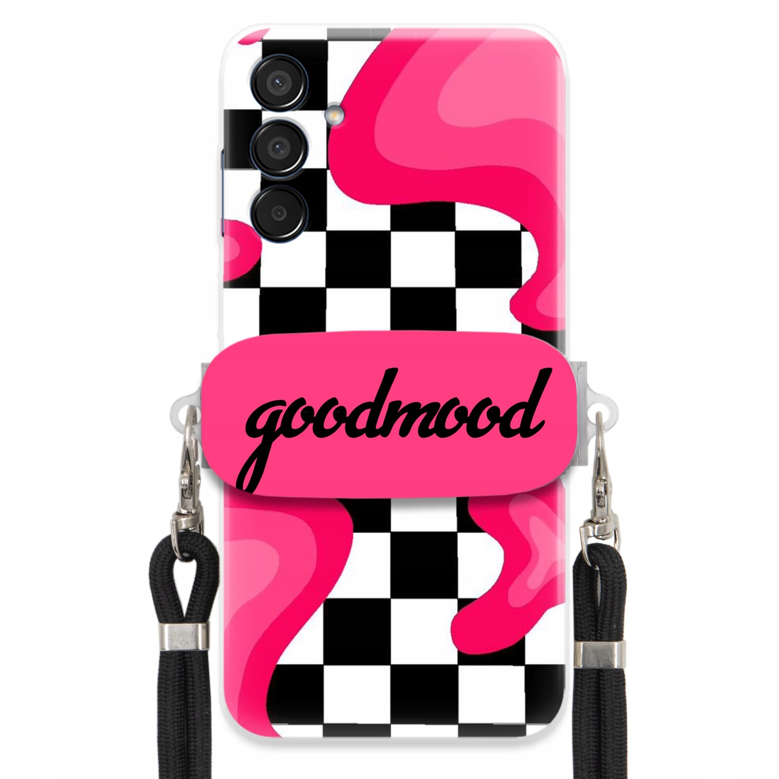 Pouzdro Pro Samsung M15 5G Sada Pouzder Držák Na Vodítko Černá For Teen Splash