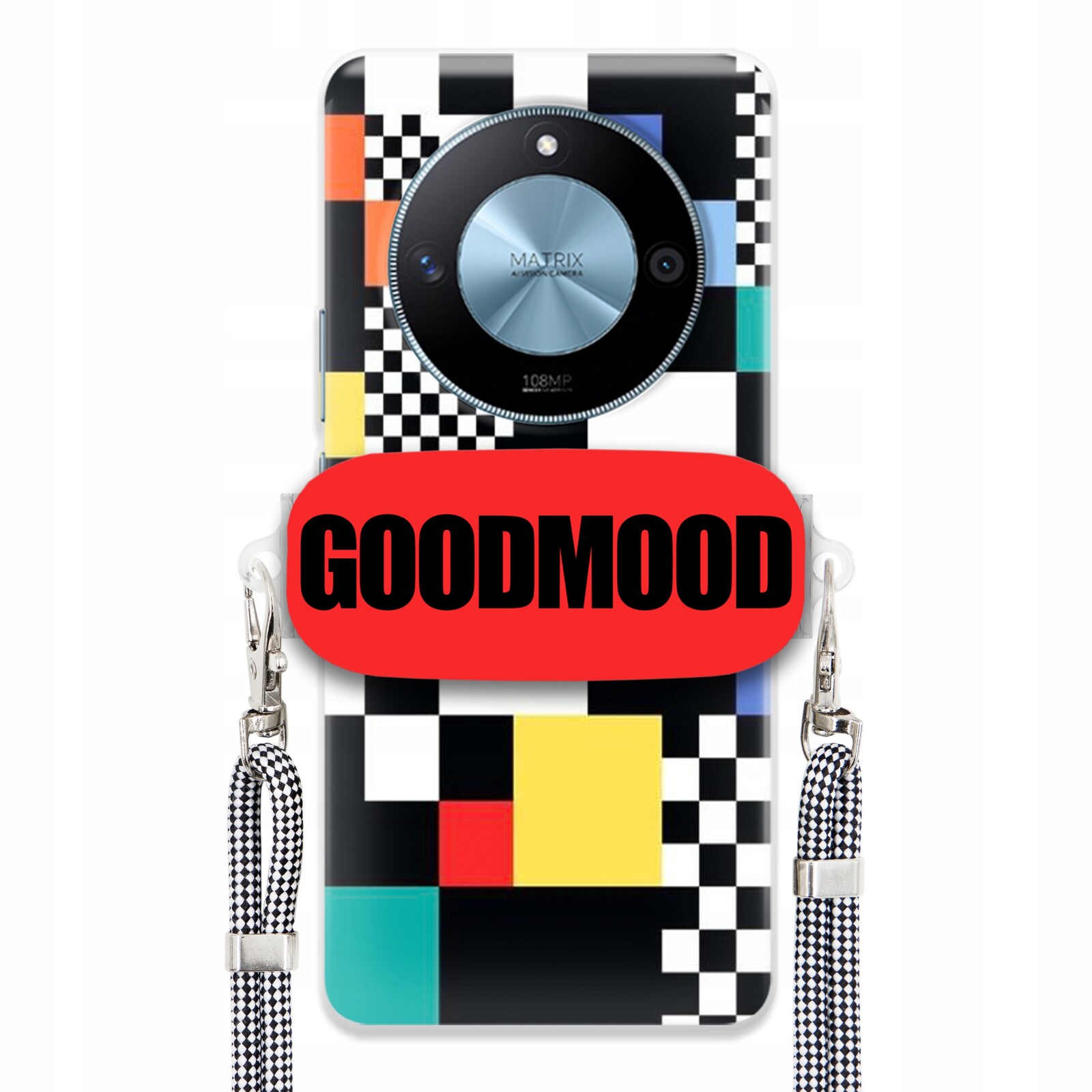 Pouzdro Pro Honor Magic 6 Lite Case Držák Na Vodítko Zebra Telefonu Pixelart MIX Wz