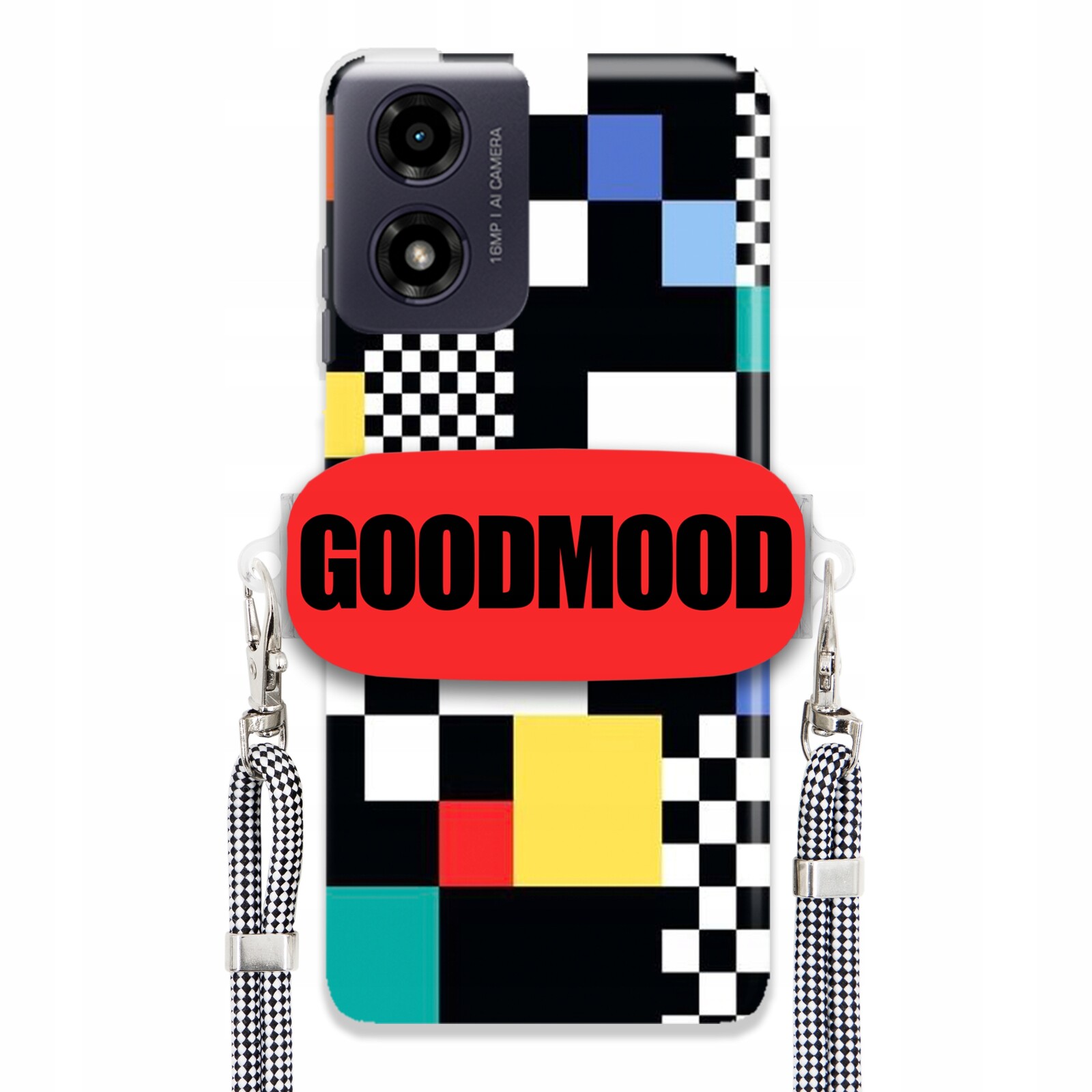 Pouzdro Pro Motorola G04 Case Držák Na Vodítko Zebra Telefonu Pixelart Goodmood Wz