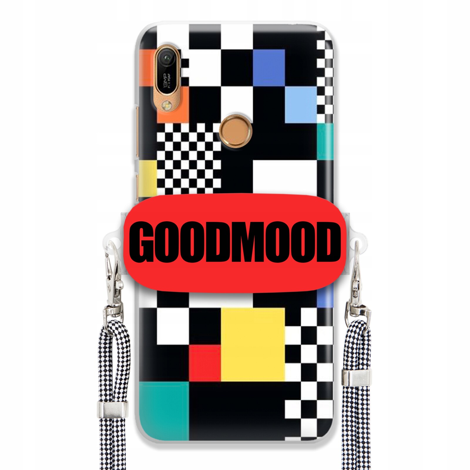 Pouzdro Pro Huawei Y6 Prime 2019 Case Držák Na Vodítko Zebra Telefonu Pixelart Wz