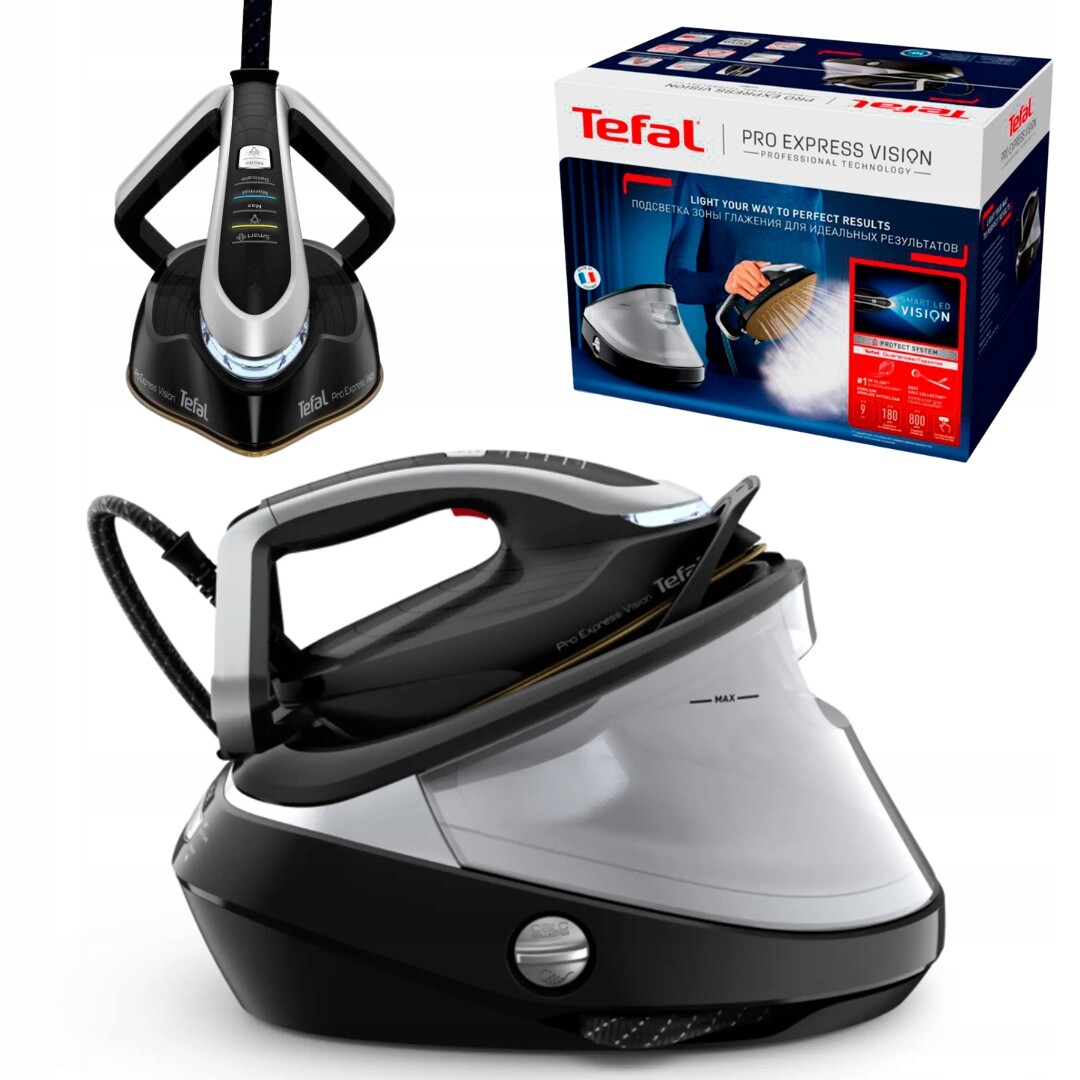 Žehlička S Parním Generátorem Stanice Tefal Pro Express Vision GV9821 3000W Led