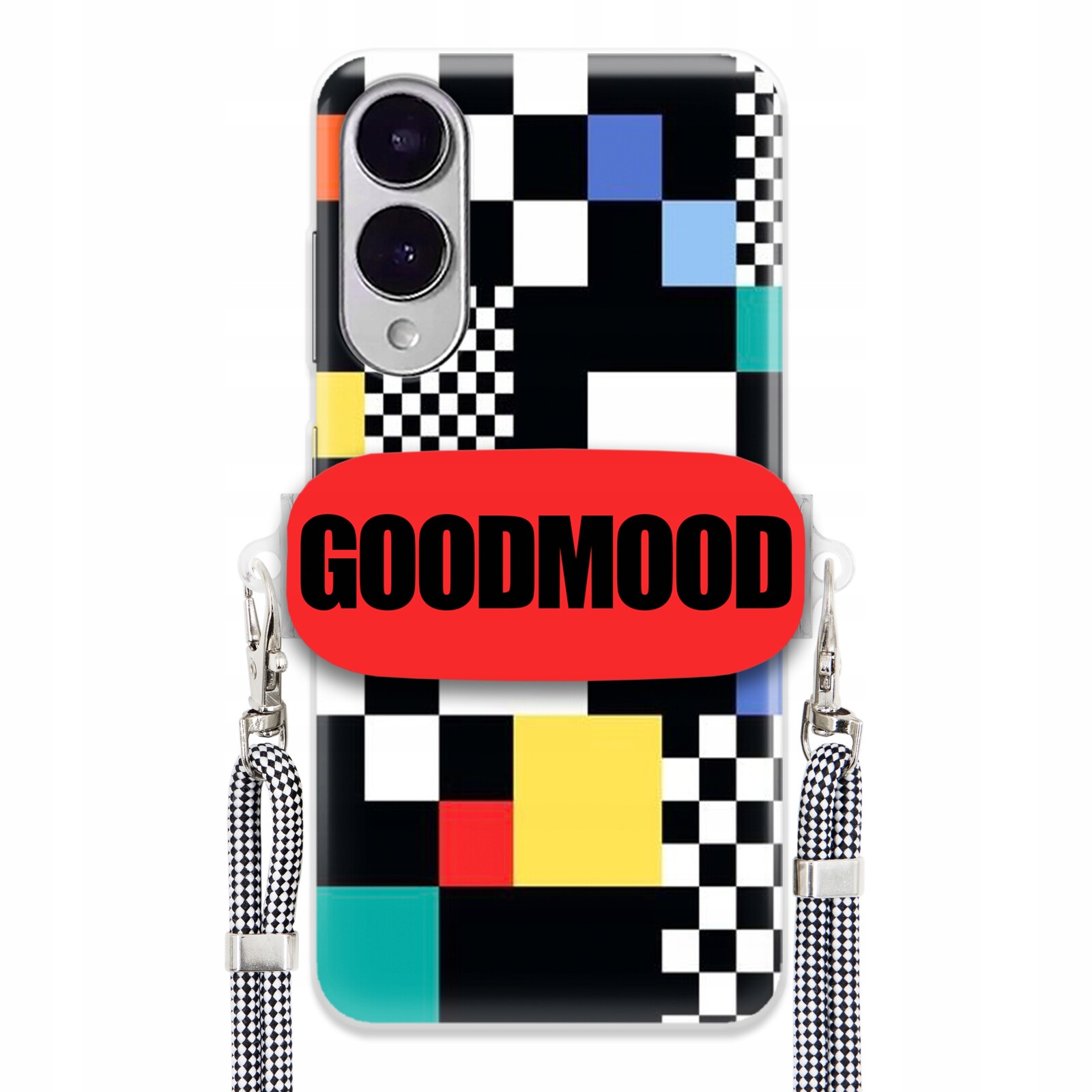 Pouzdro Pro Samsung S25 Edge Case Držák Na Vodítko Zebra Telefonu Pixelart MIX Wz