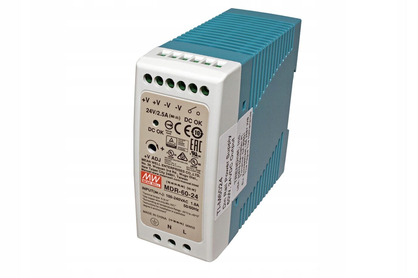 Trendnet Napájecí adaptér na Din lištu, 24V DC, 60W, (TI-M6024)