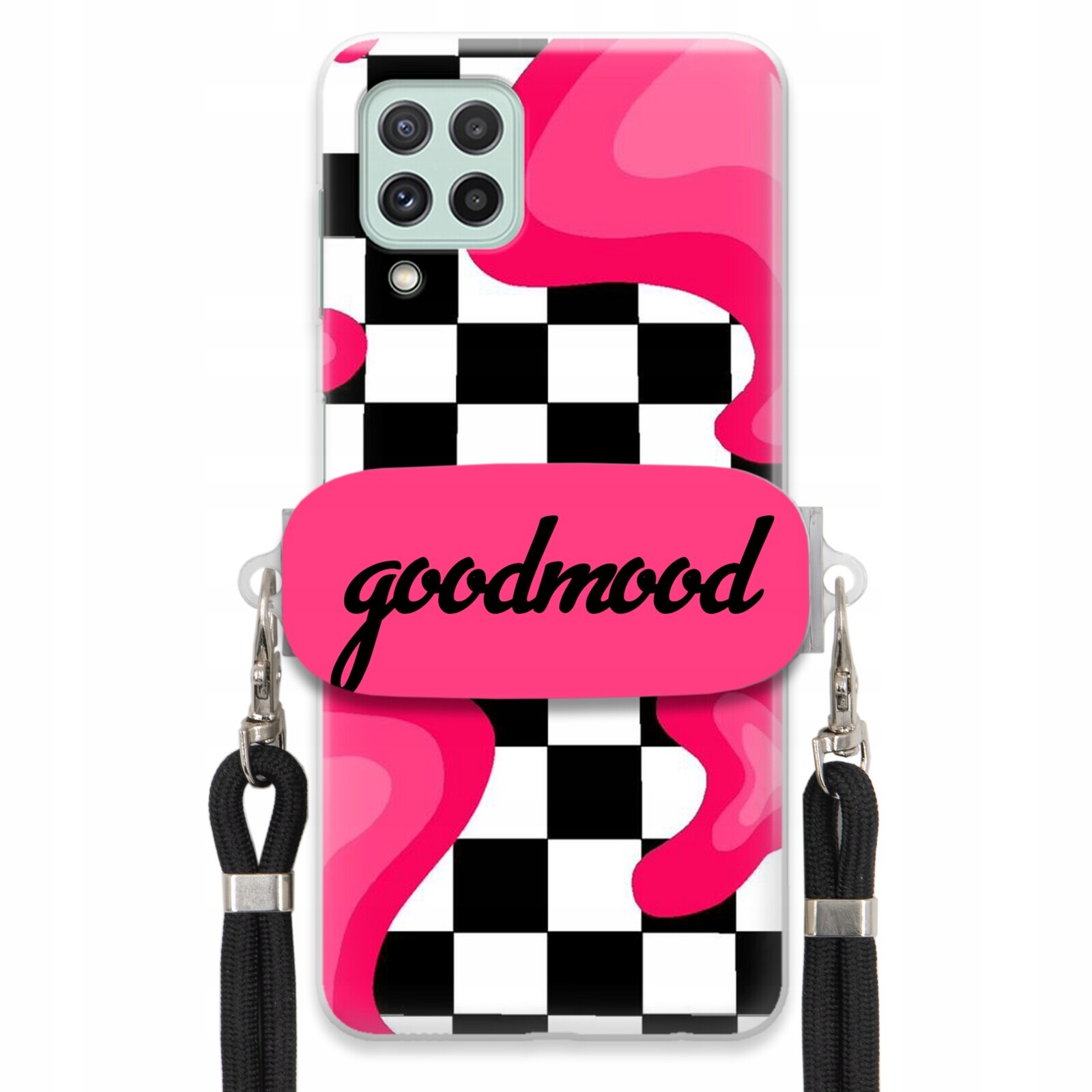 Pouzdro Pro Samsung M32 4G Sada Pouzder Držák Na Vodítko Černá For Teen Splash