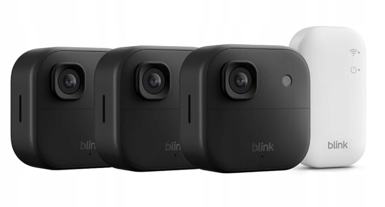 Venkovní kamera Blink 2K+ Bezdrátová nejnovější generace 3ks