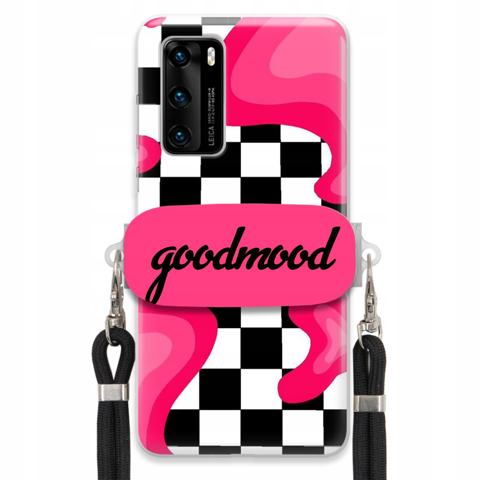 Pouzdro Pro Huawei P40 5G Sada Case Držák Na Vodítko Černá For Teen Modne Splash