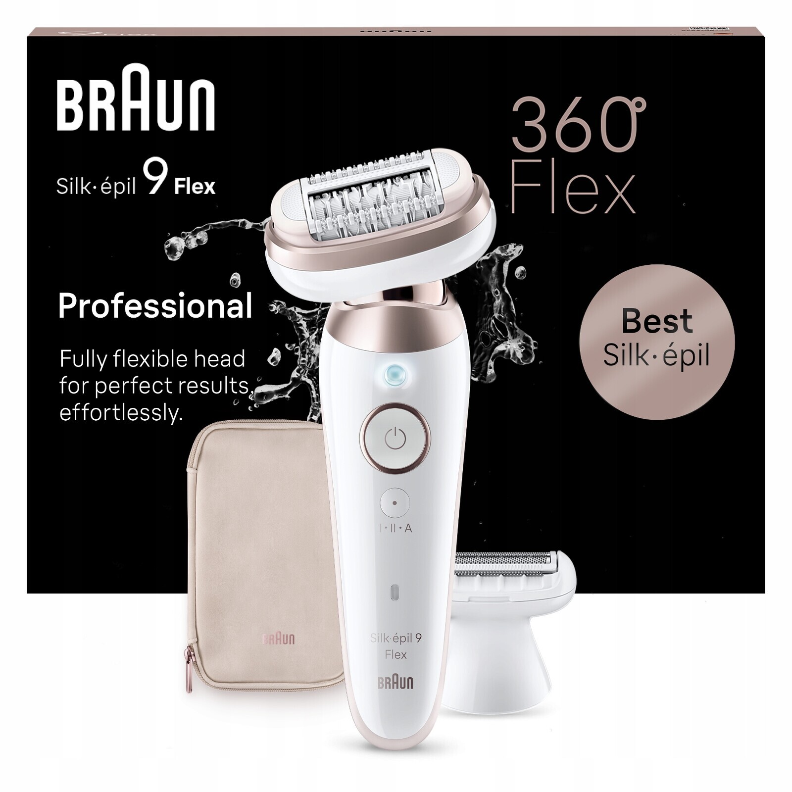 Braun Silk-epil 9 Flex 9-030 3D depilátor dámský zastřihovač vlasů Ladyshaver