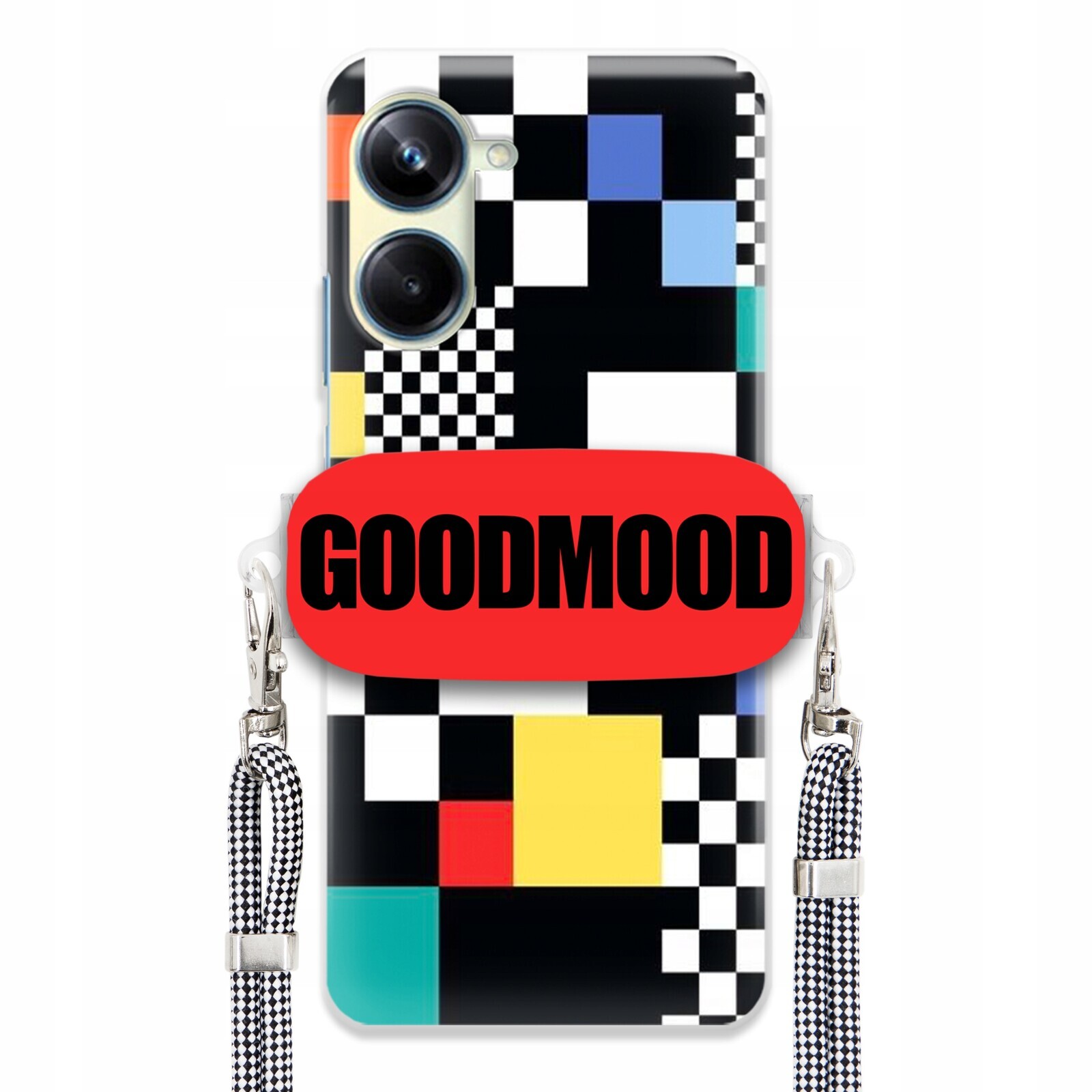 Pouzdro Pro Realme 10 Pro 5G Case Držák Vodítka Zebra Telefonu Pixelart MIX Wz