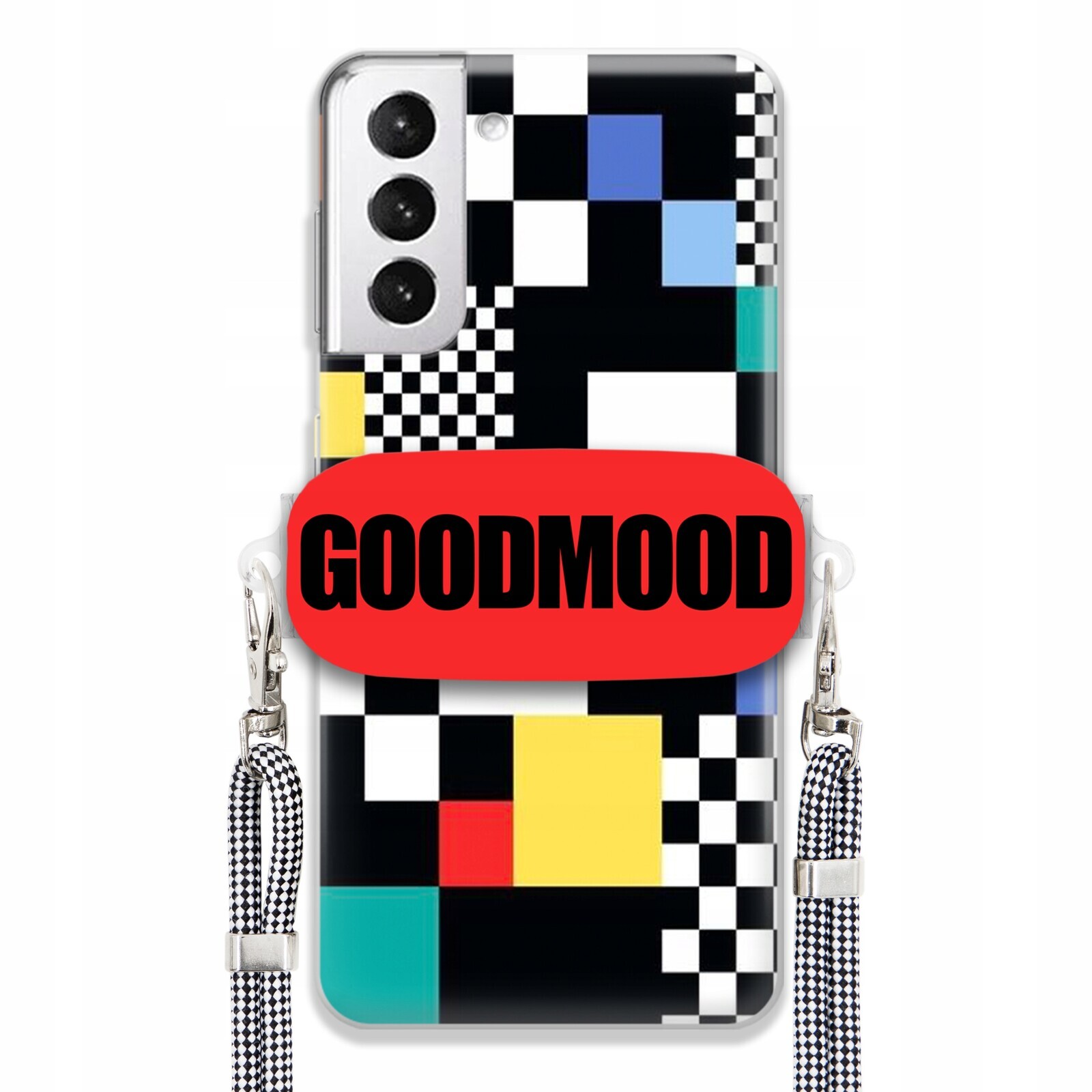 Pouzdro Pro Samsung S21 Plus 5G Case Držák Na Vodítko Zebra Telefonu Pixelart Vzory