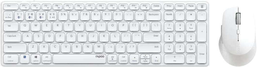 Bezdrátová klávesnice myš rapoo 9700M Azerty Francouzská