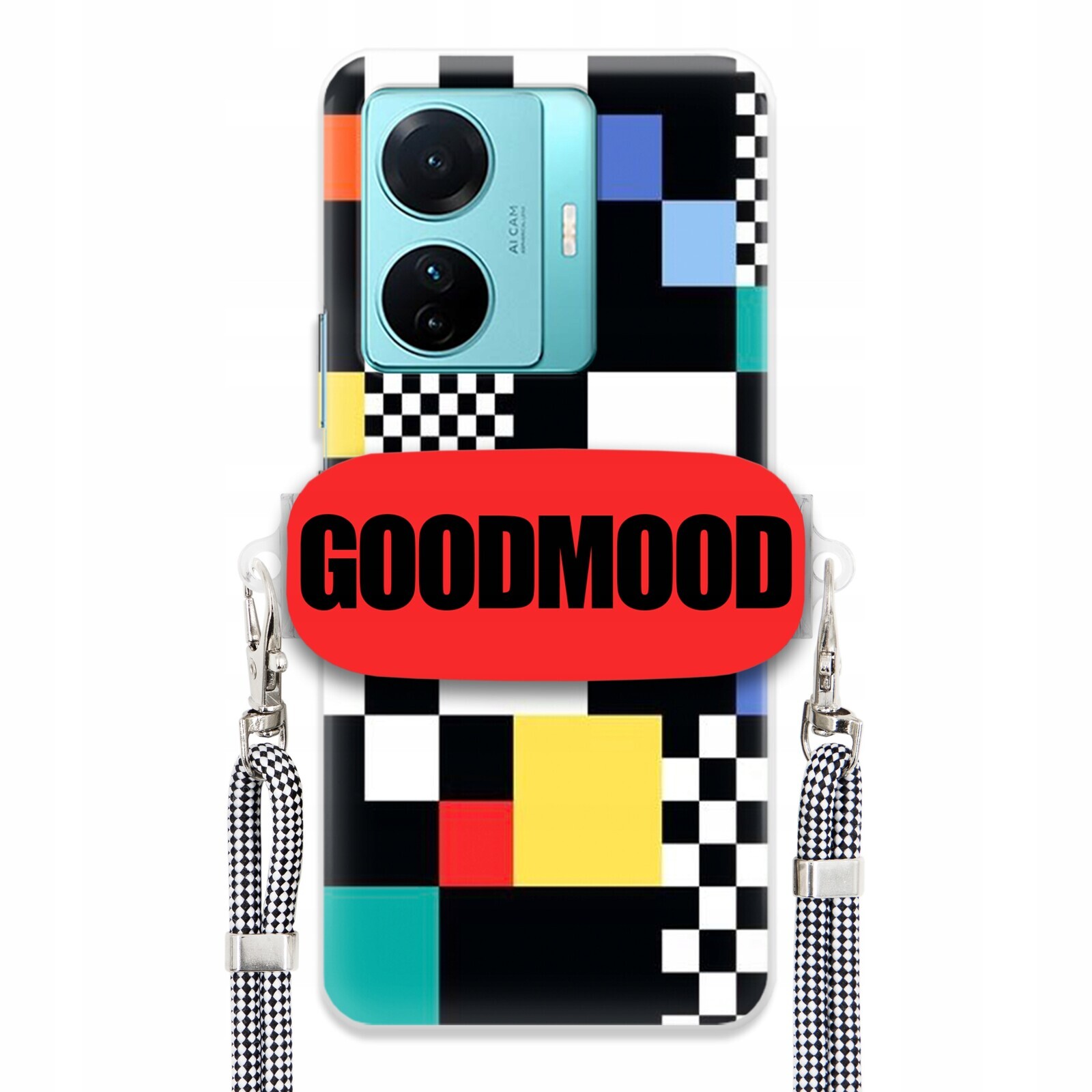 pouzdro na Vivo S15 E Case Držák Na Vodítko Zebra Telefonu Pixelart Goodmood Vzory