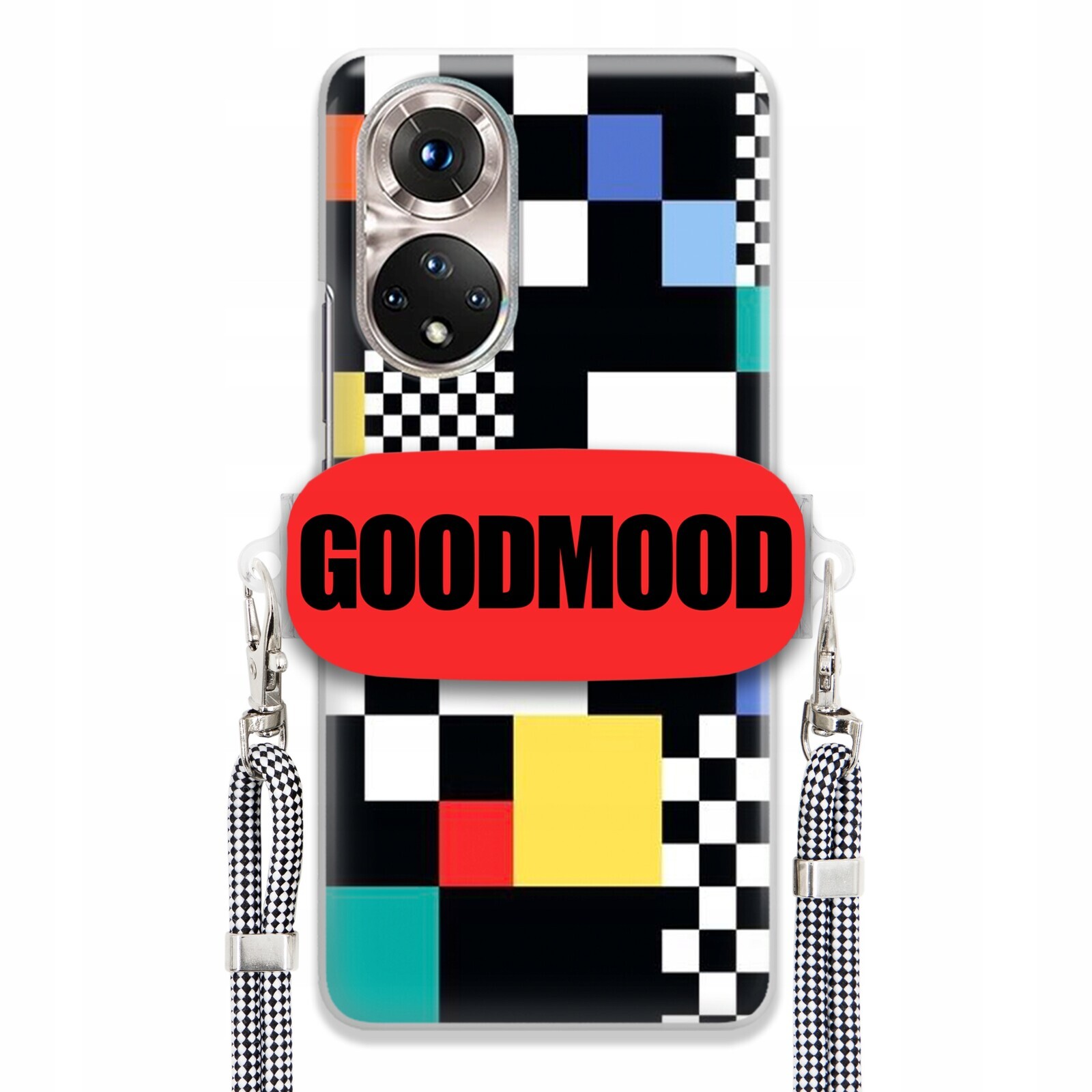 Pouzdro Pro Huawei Honor 50 Case Držák Na Vodítko Zebra Telefonu Pixelart MIX Vzorů