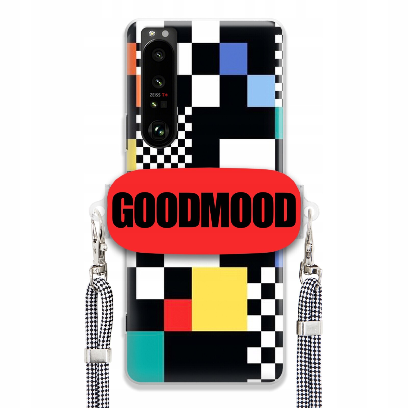 Pouzdro Pro Sony Xperia 1 III Case Držák Na Vodítko Zebra Telefonu Pixelart MIX Wz