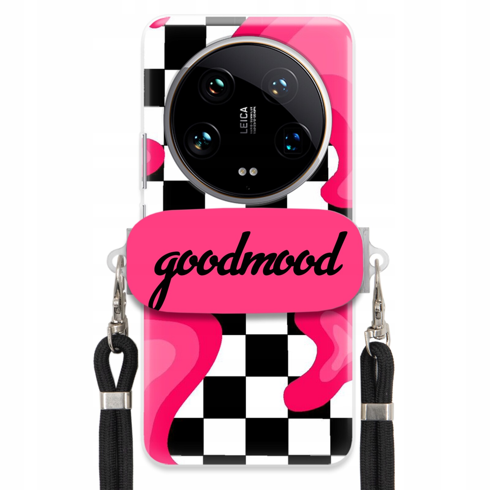 Pouzdro Pro Xiaomi 14 Ultra Komplet Case Držák Na Vodítko Černá For Teen Splash