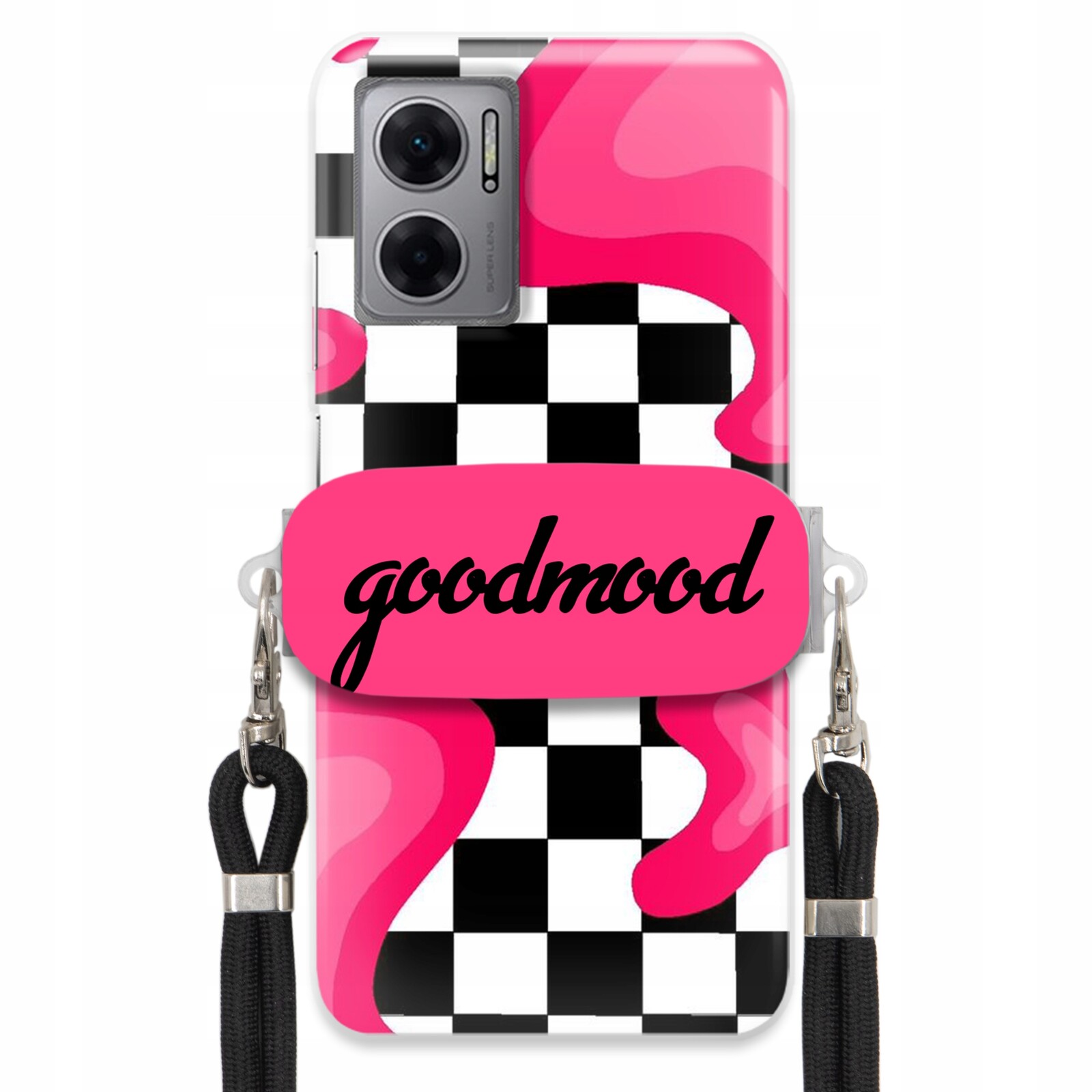 Pouzdro Pro Xiaomi Redmi 10 5G Sada Case Držák Na Vodítko Černá For Teen Splash