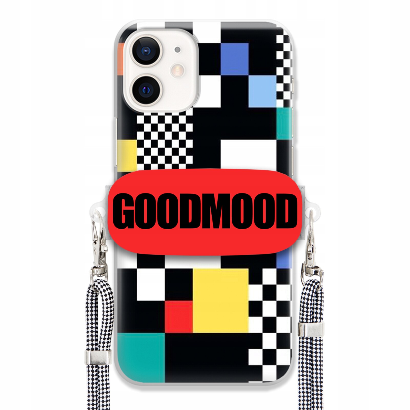 Pouzdro Pro Iphone 12 Mini Case Držák Vodítka Zebra Telefonu Pixelart MIX Vzorů