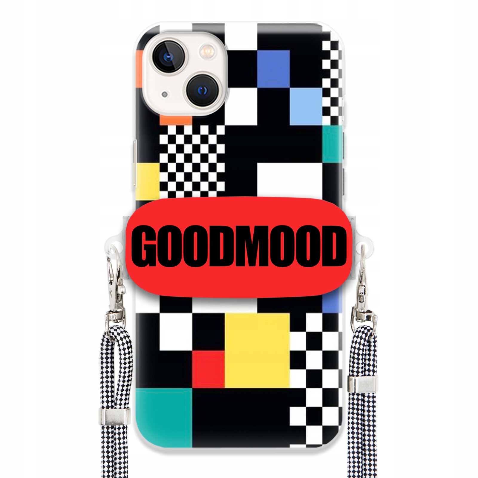 Pouzdro Pro Iphone 14 Plus Case Držák Vodítka Zebra Telefonu Pixelart MIX Vzorů