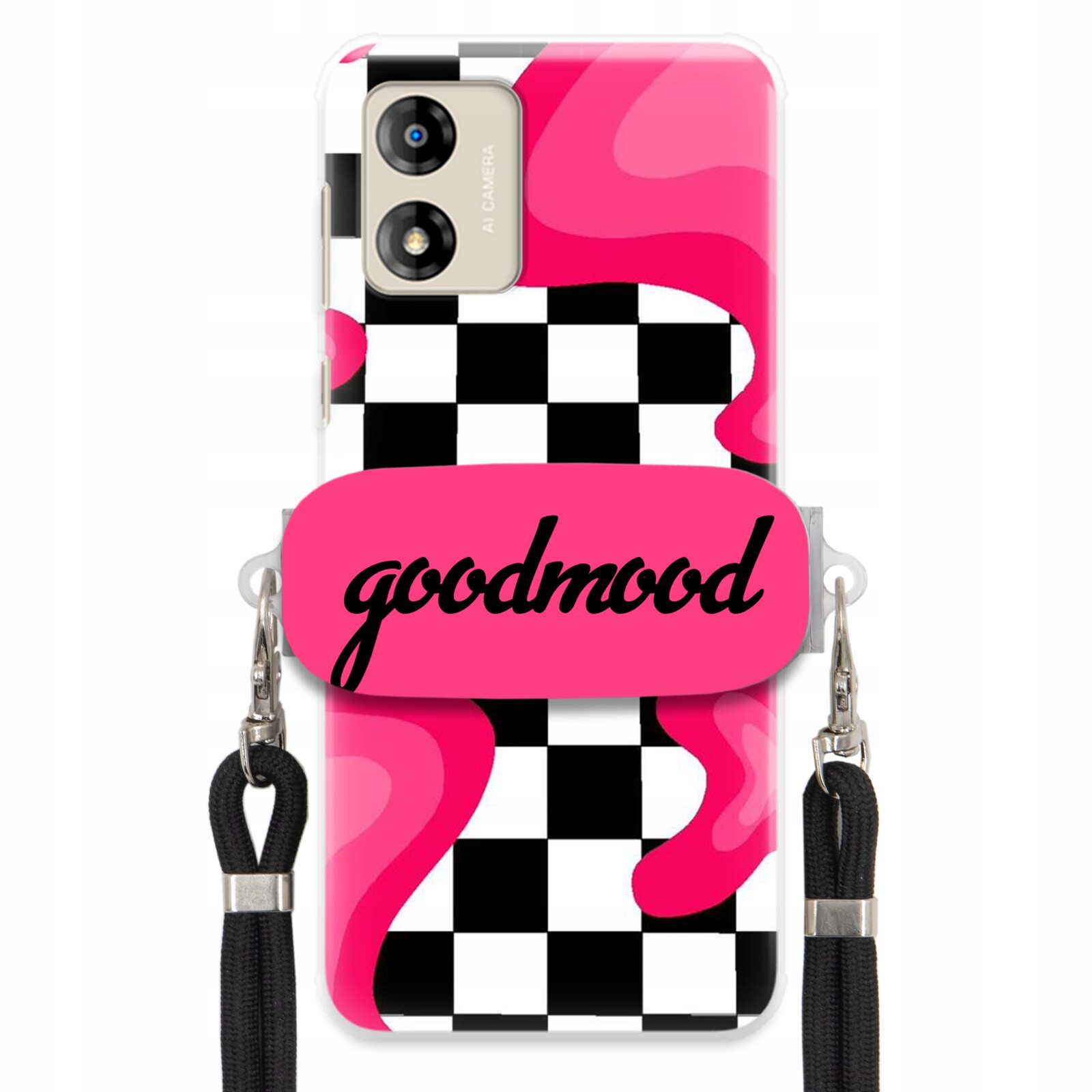 Pouzdro Pro Motorola E13 Set Case Držák Na Vodítko Černý Pro Teenagery Splash