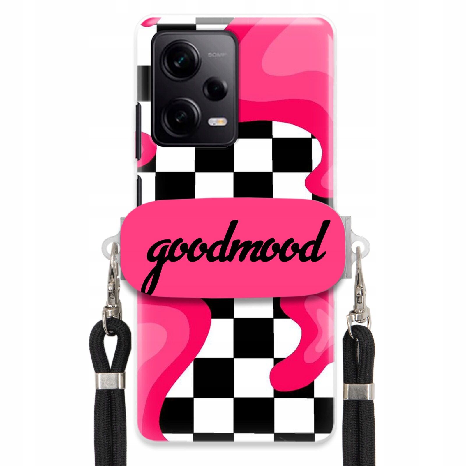 Pouzdro Pro Xiaomi Redmi Note 12 Pro 4G Sada Case Držák Na Vodítko Černá Splash