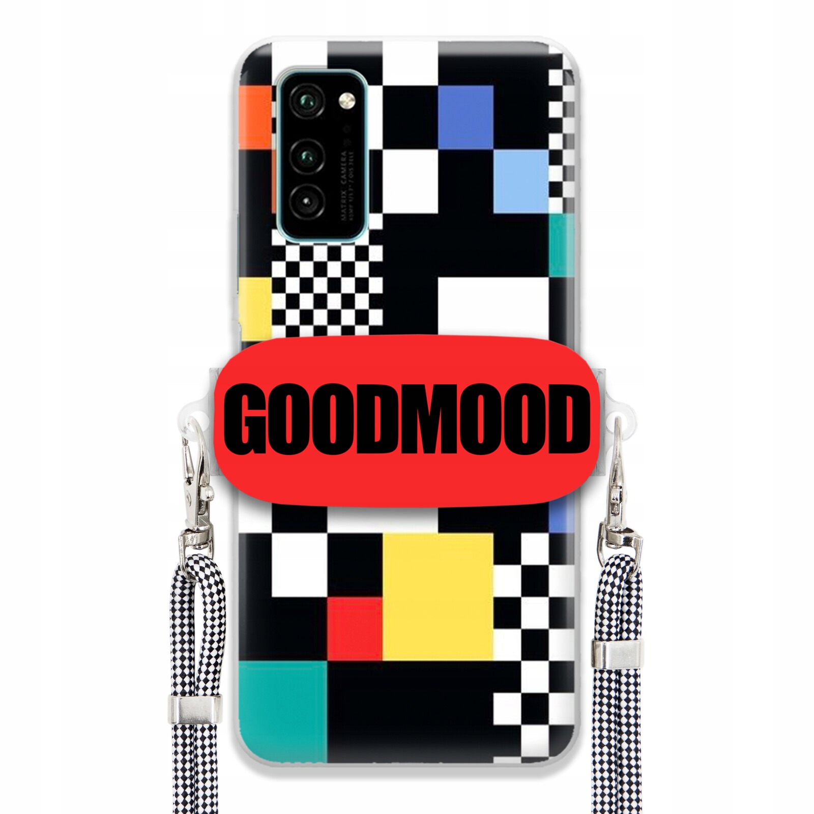 Pouzdro Pro Huawei Honor V30 Case Držák Na Vodítko Zebra Telefonu Pixelart MIX Wz