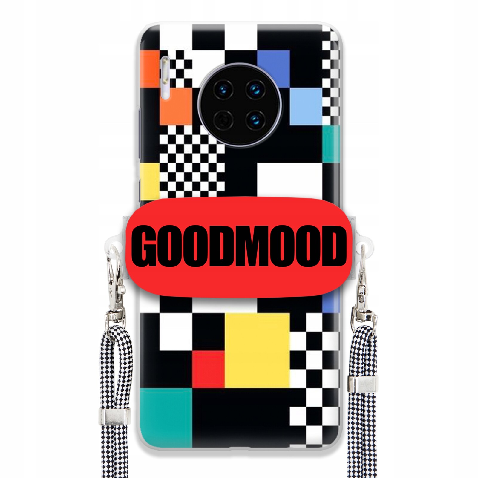 Pouzdro Pro Huawei Mate 30 Pro Case Držák Na Vodítko Zebra Telefonu Pixelart MIX Wz