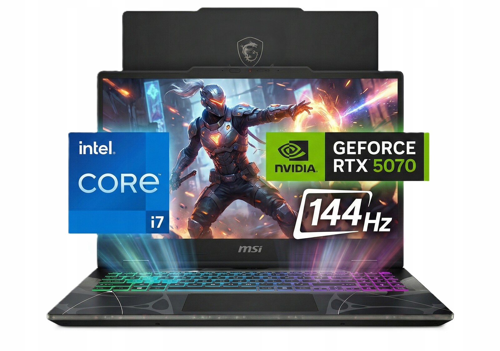 Herní Msi Cyborg 15 i7 13620H 16GB 1TB RTX5070 15.6 Fhd 144Hz RJ-45 W11