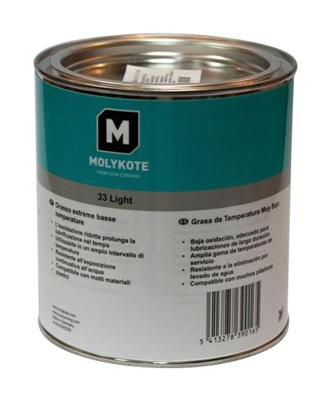 Molykote 33 Light Low Temperature Grease,1Kg 33 Light Grease, Can, 1Kg