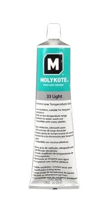 Molykote 33L Grease,100G Light Grease, Tube, 100G