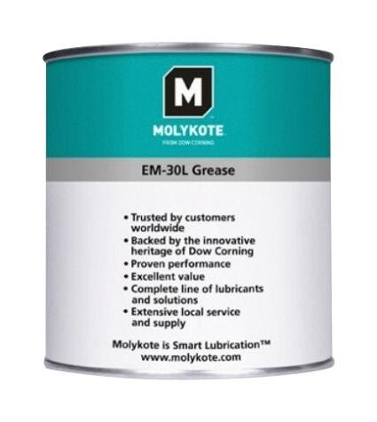 Molykote Em-30L Grease, 1Kg Lubricating Grease, Can, 1Kg