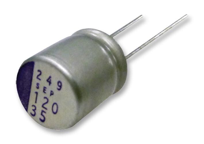 Panasonic 16Sepg150M Cap, 150Uf, 16V, Alu Elec, Polymer, Rad