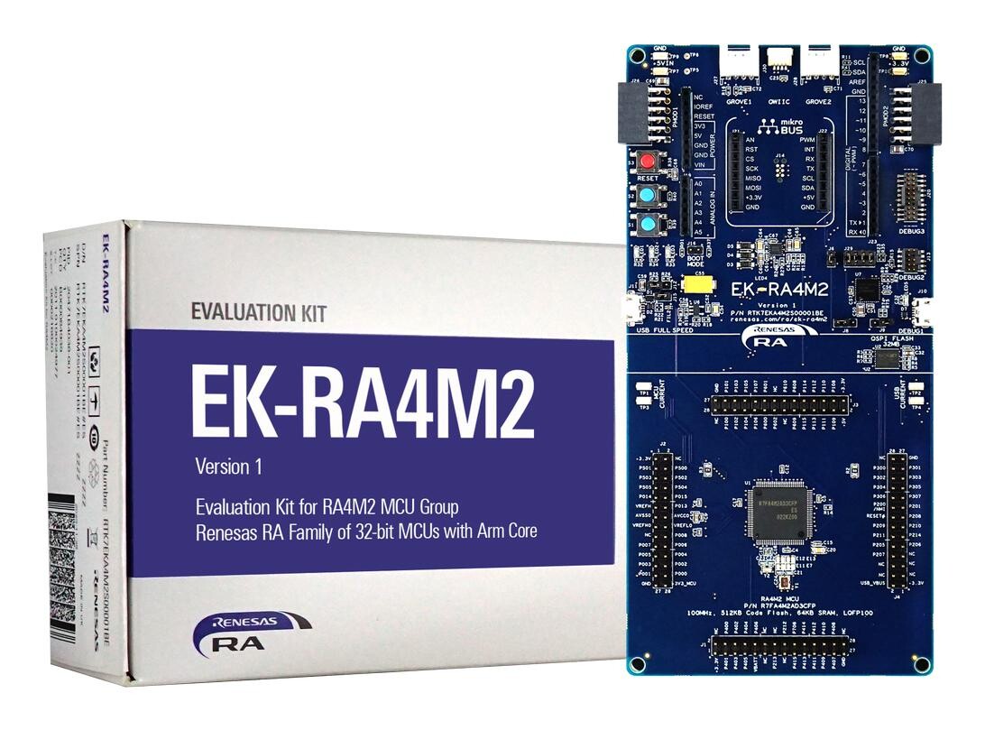 Renesas Electronics Corporation Rtk7Eka4M2S00001Be Eval Kit, 32Bit Arm Cortex-M33 Mcu