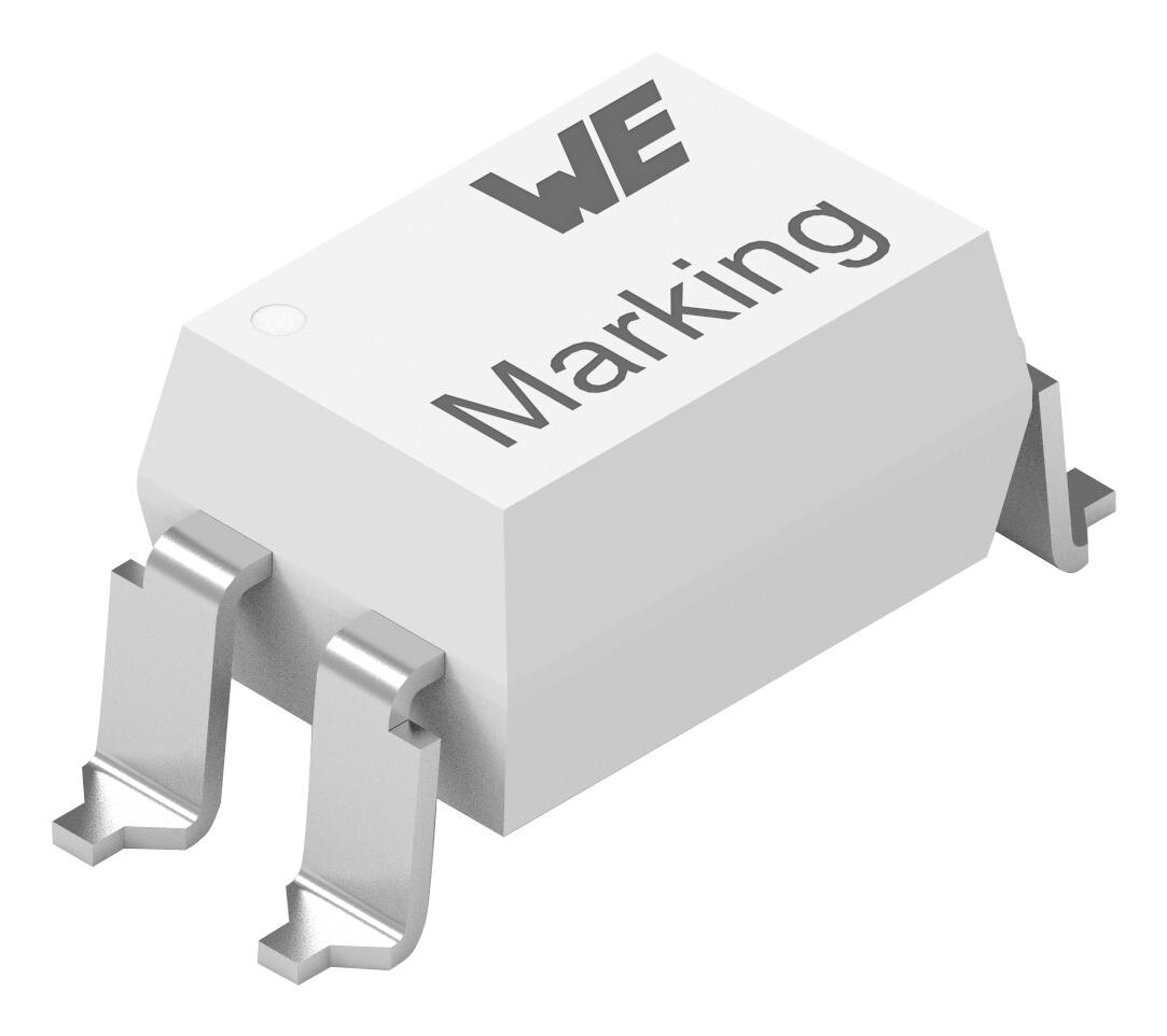 WÃ¼rth Elektronik 140814242100 Optocoupler, Transistor, 80V, Smdip-4