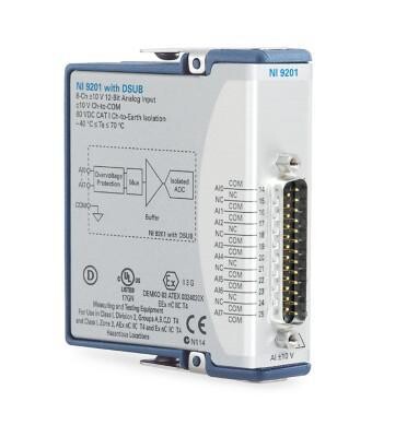 Ni / Emerson 779372-01 Ni-9201, Voltage Input Module, 12Bit