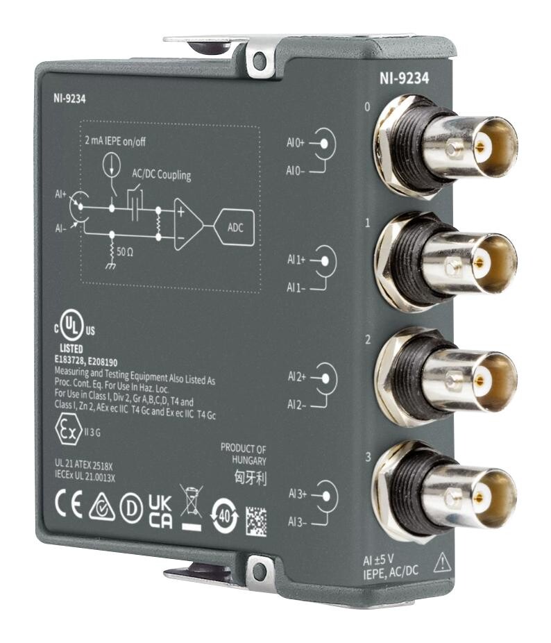 Ni / Emerson 779680-01 Ni-9234, Sound/vibration Mod, 4Ch, 0.5Hz