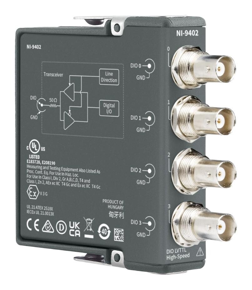 Ni / Emerson 779987-01 Ni-9402, Digital I/o Mod, C Series, 4I/o