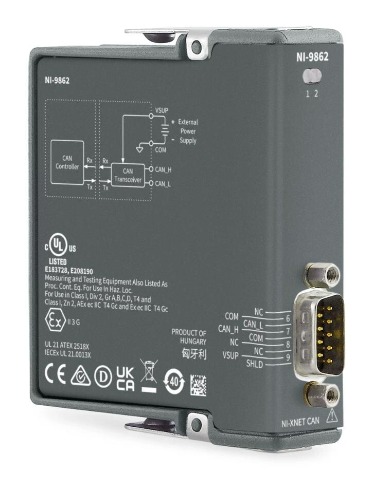 Ni / Emerson 781639-01 Ni-9862, Can Interface Module, 1Port