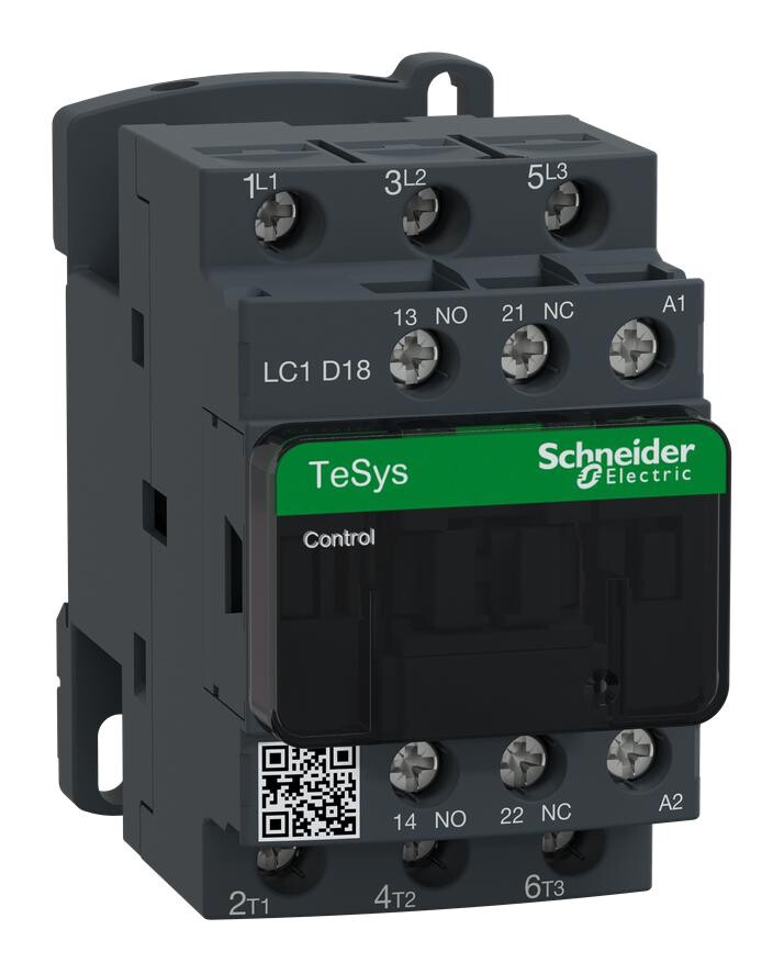 Schneider Electric Lc1D18P7 Contactor, 3Pno, 9Kw, 230V
