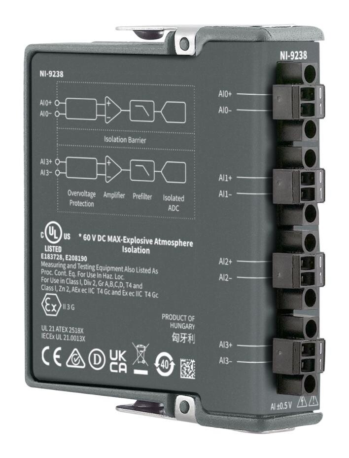 Ni / Emerson 783311-01 Ni-9238, Voltage Input Module, 24Bit