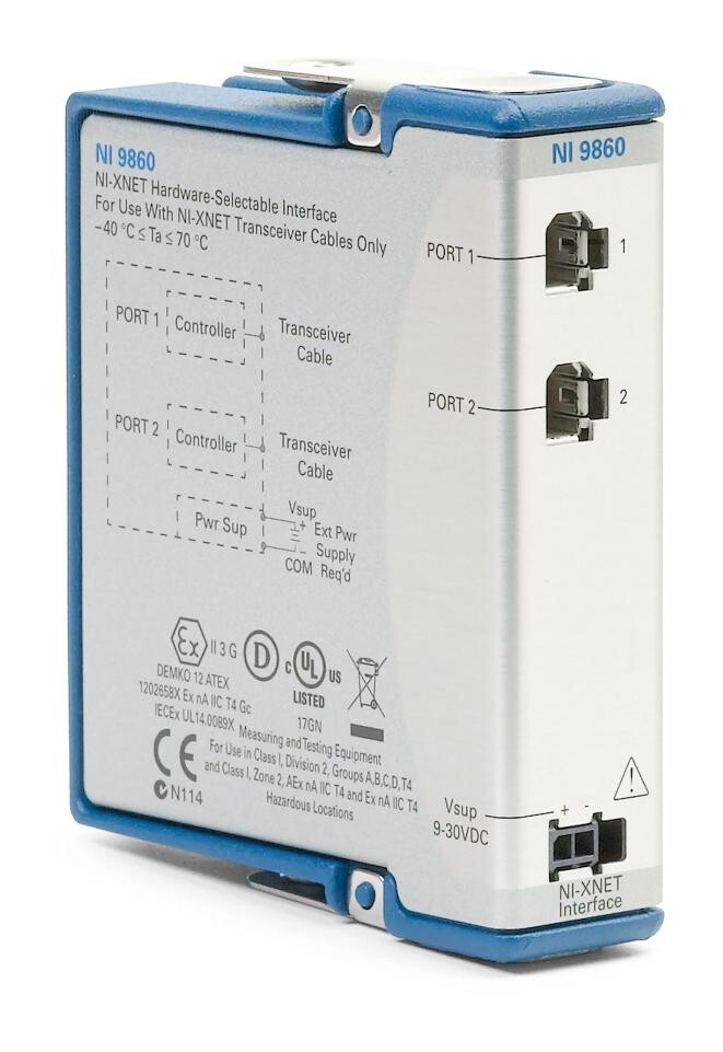 Ni / Emerson 783703-01 Ni-9860, Interface Module, 2Port